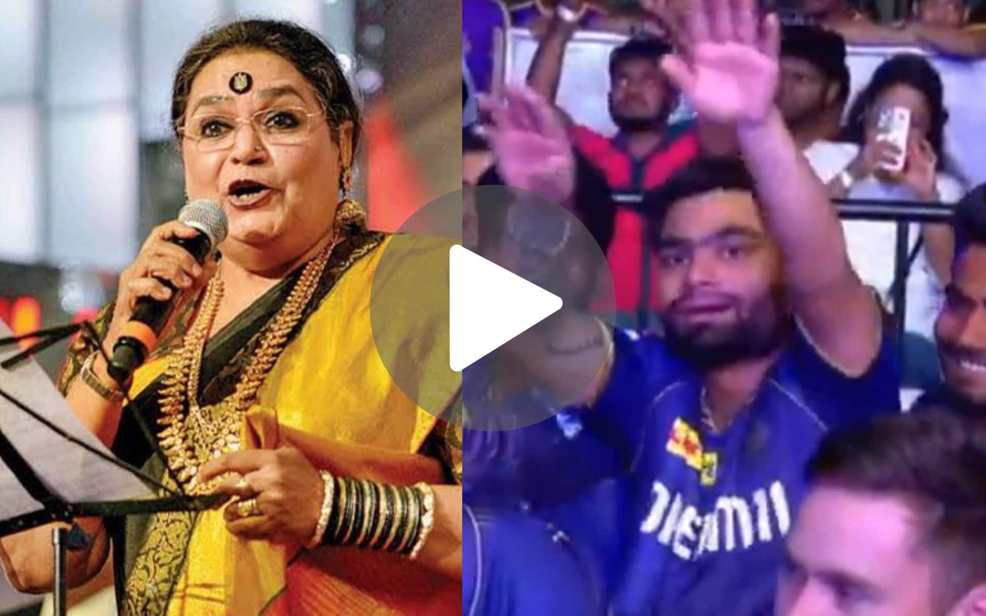 [Watch] Rinku Singh Sets Internet Buzzing With Dance Moves At Usha Uthup's Singing